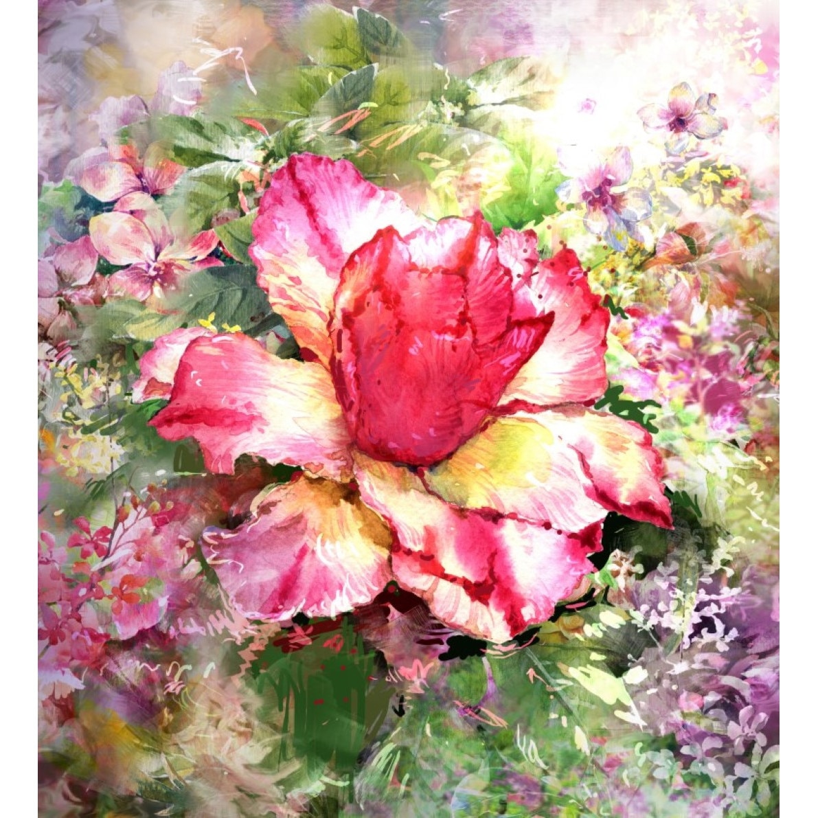 Tablou canvas Flori33, 90 x 90 cm