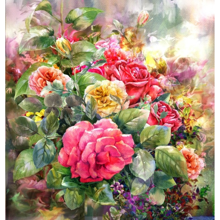 Média Flori53 vászonfestmény, 45 x 45 cm