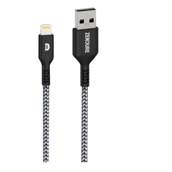 USB Кабел Zendure SuperCord Lightning Cable, Apple, 1м, Черен eMAG.bg