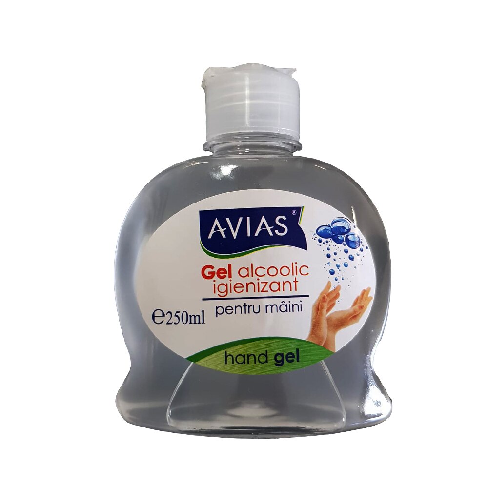 Gel alcoolic igienizant pentru maini Avias, 250ml