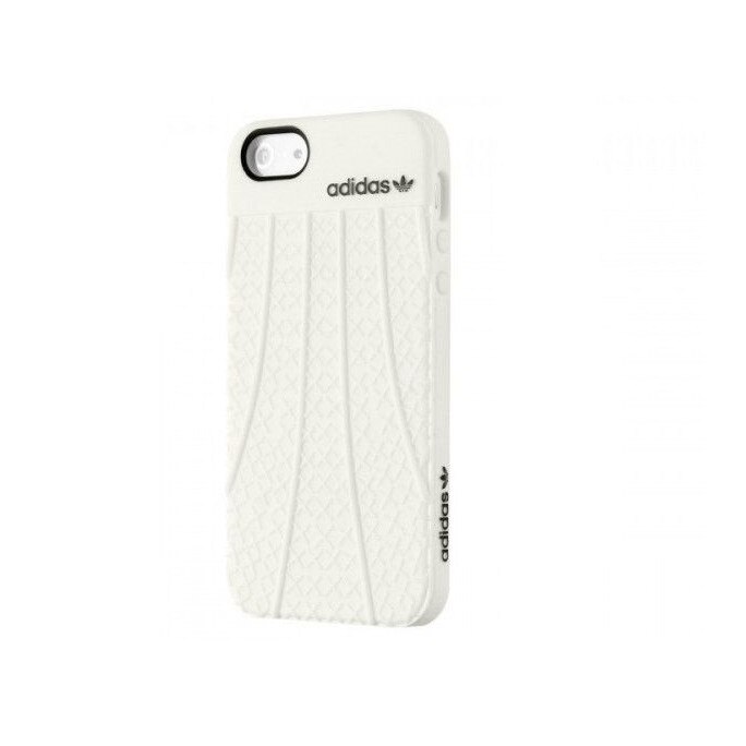 Husa de protectie Addidas TPU/Rubber Case pentru Iphone 5/5S Sole, Alb