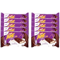 Pachet napolitane cu crema de lapte, glazurate in ciocolata Joe XXL 10x46g, 460g
