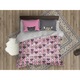 Дизайнерски спален комплект, памучен сатен, Colored Cats, 4 части, 200 x 215 см.