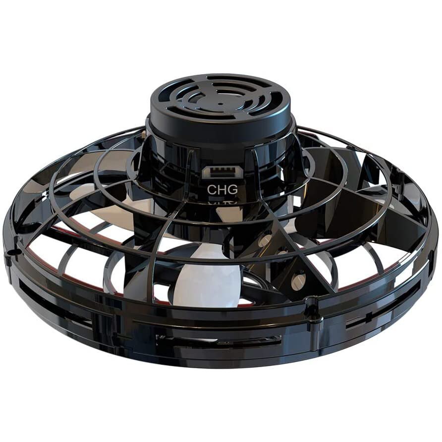 Spinner zburator Flynova cu acumulator si incarcare USB, Negru