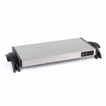 Tava cu incalzire electrica fara fir din otel inoxidabil DomoClip DOC199, Putere 1100 W Tava cu incalzire electrica fara fir din otel inoxidabil DomoClip DOC199, Putere 1100 W