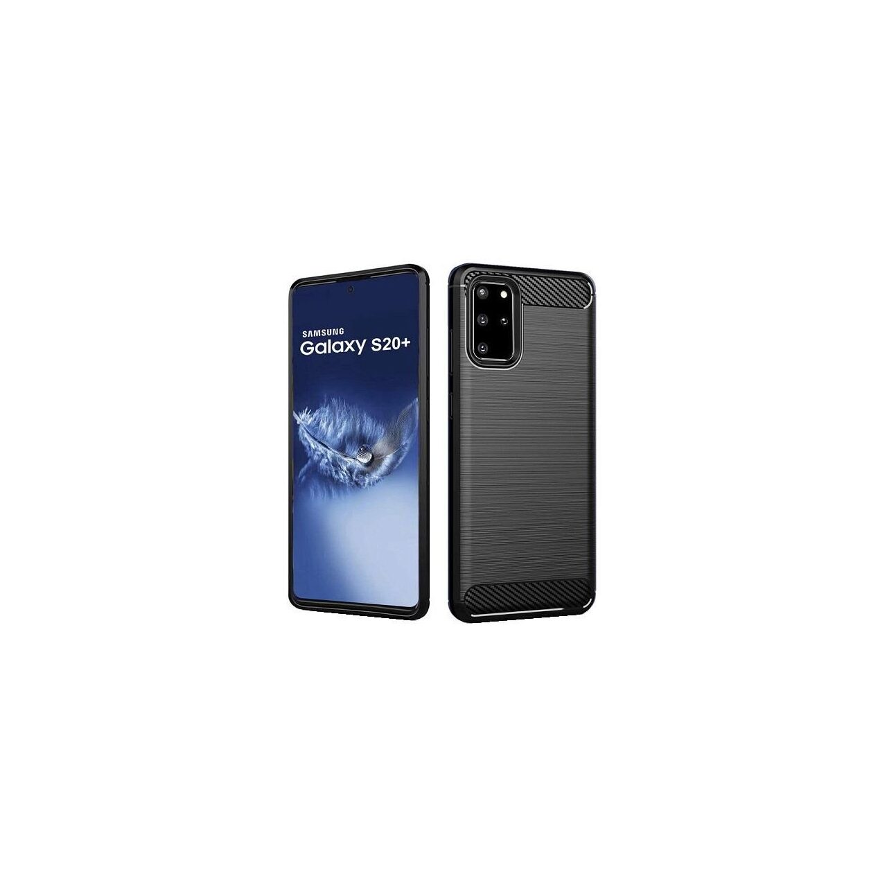 Husa Samsung Galaxy S20 Plus - iberry Carbon Negru