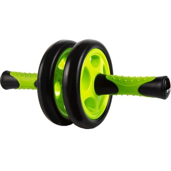 Roata dubla Fitness Zipro, diametru 14,5 cm, Negru/Verde Roata dubla Fitness Zipro, diametru 14,5 cm, Negru/Verde