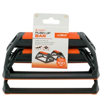 Manere pentru flotari, LiveUp Sport, 18x11x9 cm , 2 buc Manere pentru flotari, LiveUp Sport, 18x11x9 cm , 2 buc