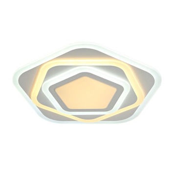 Lustra Led Pentagon Design SLC cu Telecomanda lumina calda/ neutra/ rece si intensitate reglabila Lustra Led Pentagon Design SLC cu Telecomanda lumina calda/ neutra/ rece si intensitate reglabila