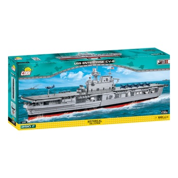 Set de construit Cobi, WWII, USS ENTERPRISE CV-6 - 2510 piese Set de construit Cobi, WWII, USS ENTERPRISE CV-6 - 2510 piese