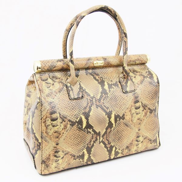 Geanta dama, Caza Pelletteria, piele naturala, 51391, bej crem