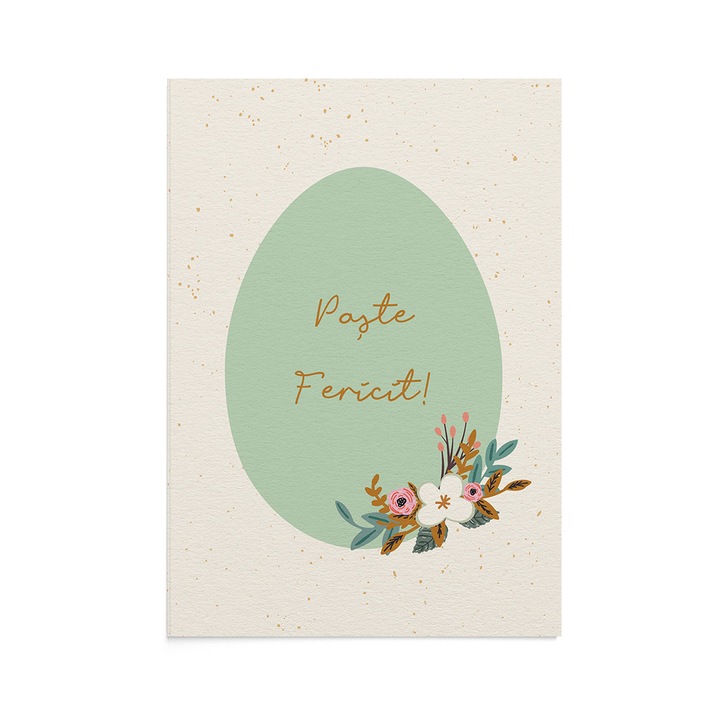 Felicitare Paste - Easter Egg, Zizula Cards, 105 x 150 mm