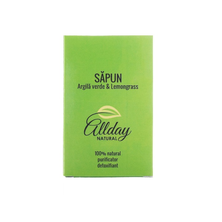 Sapun Argila verde si Lemongrass, 100g