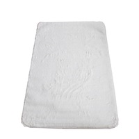 Covor tip blanita Shaggy Live Soft , 80x120 cm, poliester 100 %, dos pvc ,inaltime plus 2 cm, gramaj 1600g/mp, model uni, culoare alb