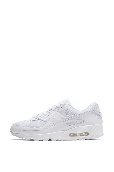 Мъжки обувки Nike Air Max 90 White Естествена кожа, Бял