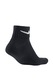 Sosete unisex Nike 3PPK Value Cotton Quarter, Negru, Alb, L