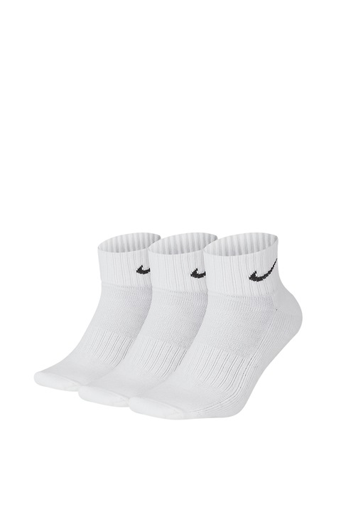 Унисекс памучни чорапи Nike 3PPK Value, Черен/Бял