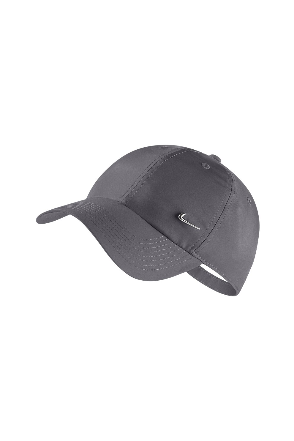 Nike, Sapca unisex ajustabila, cu aplicatie logo, Gri