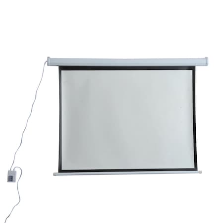 Ecran de proiectie Home Cinema cu inch de motorizare de 100 inci, alb