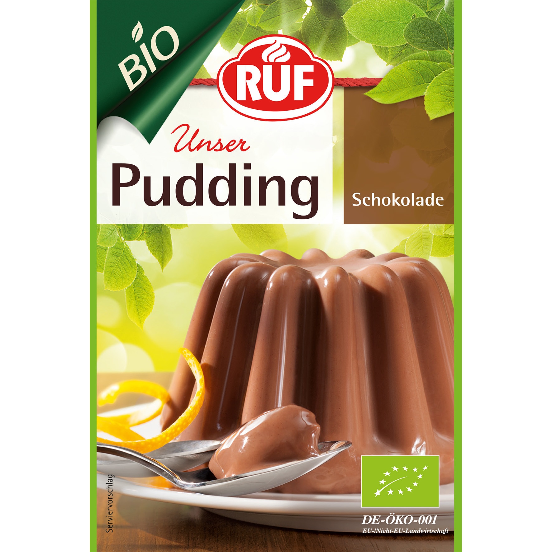 Praf de budinca de ciocolata Ecologic 46 g Ruf