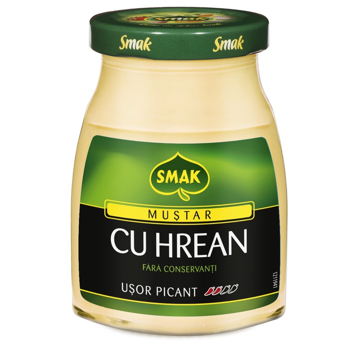 Mustar cu hrean Smak 185g
