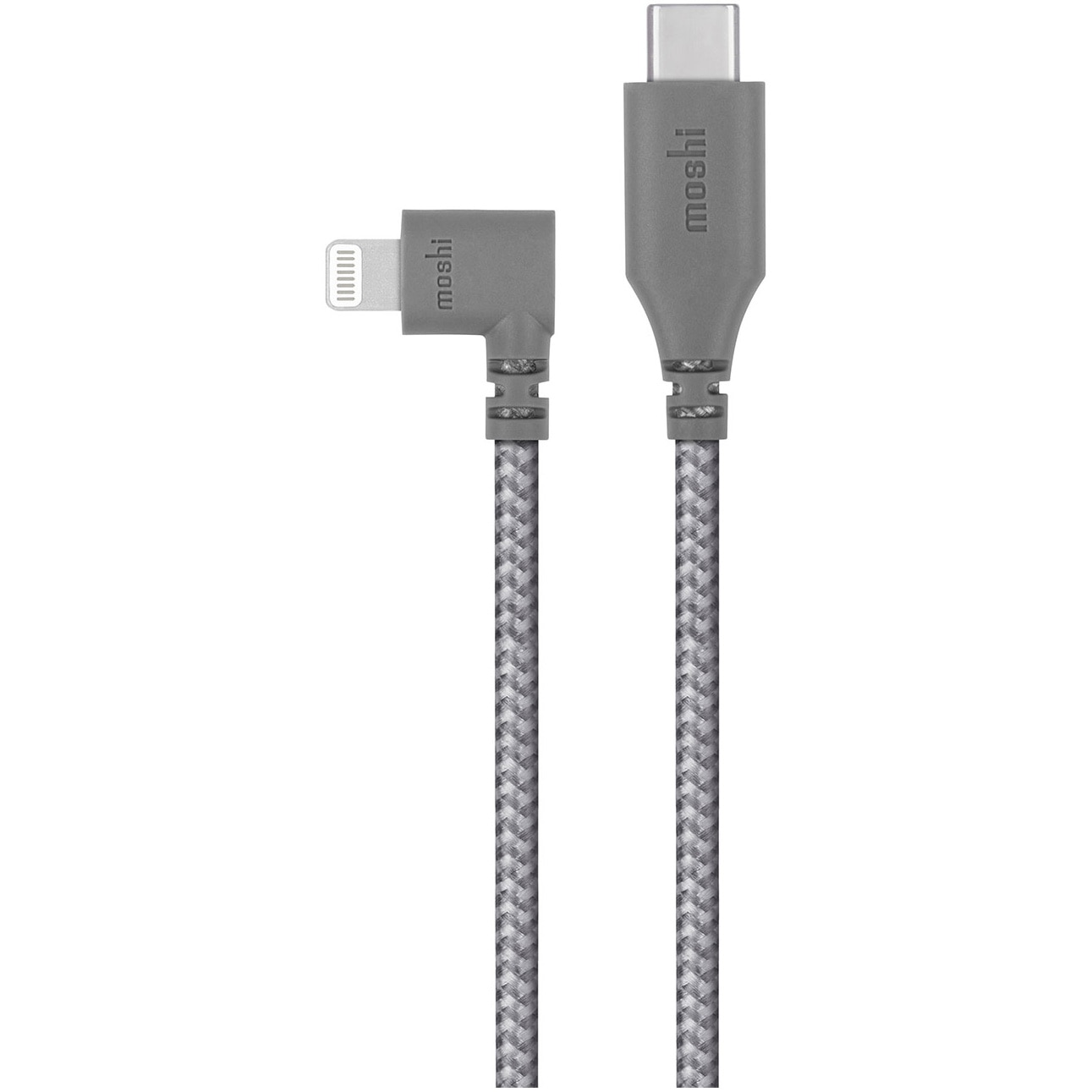 Cablu de date Moshi Integra, USB Type C - Lightning, 1.5m, Grey