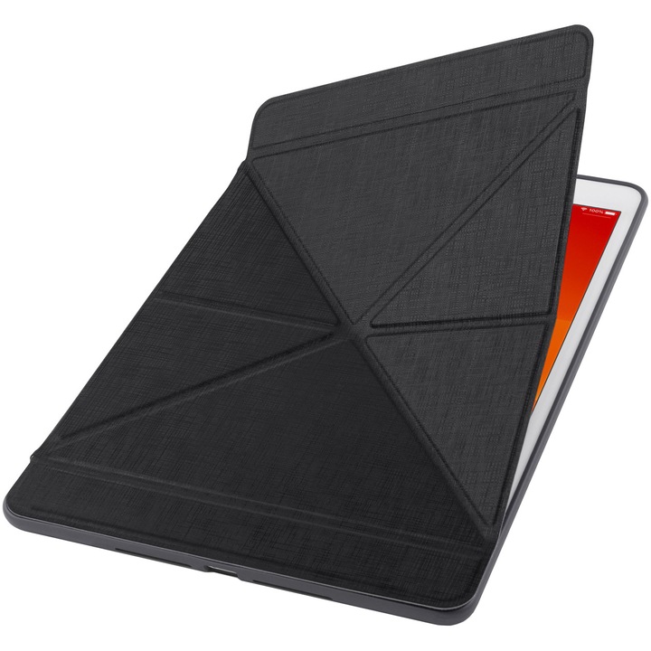 Husa de protectie Moshi VersaCover pentru iPad (7th generation), Metro Black