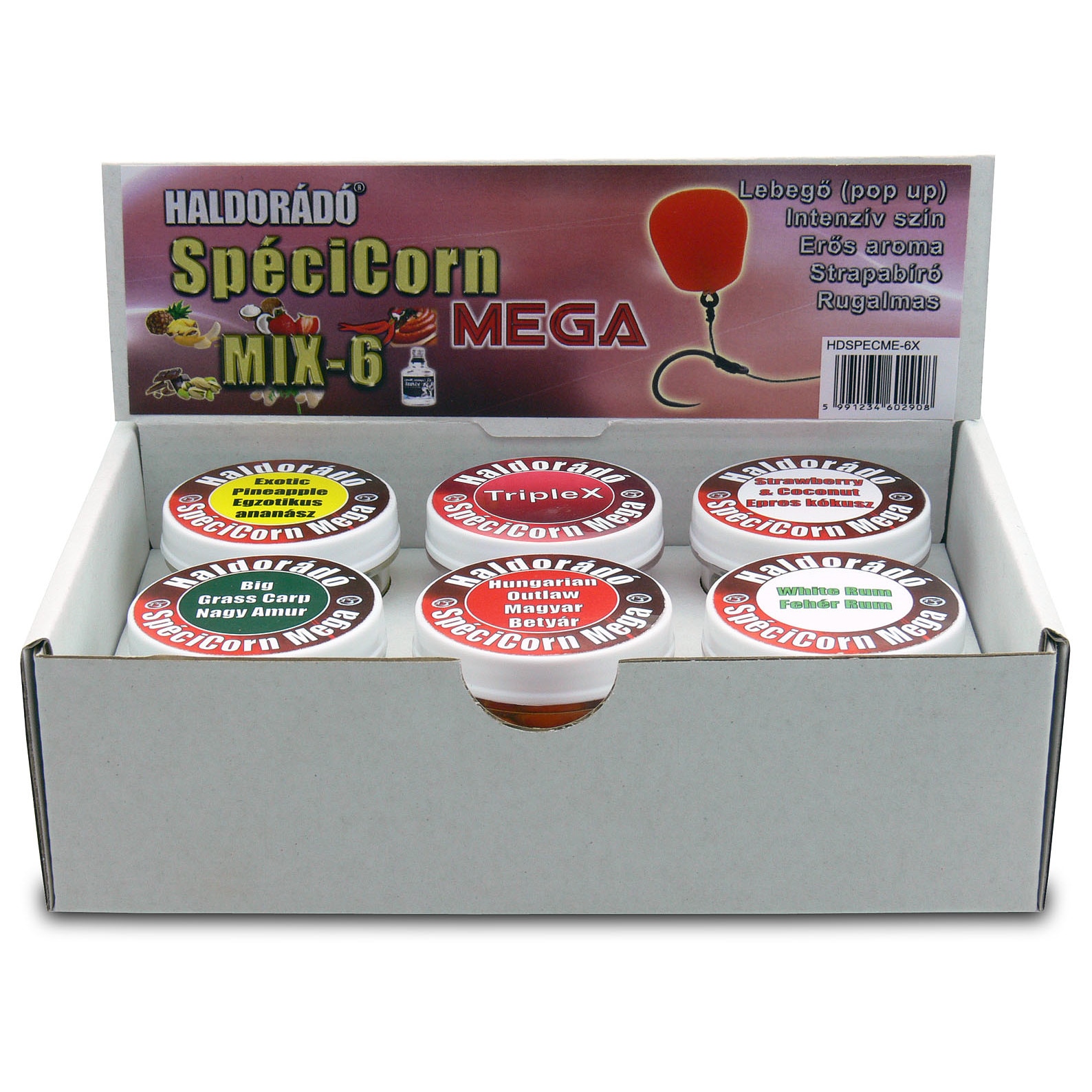 Momeala carlig, Haldorado, SpeciCorn Mega mix 6