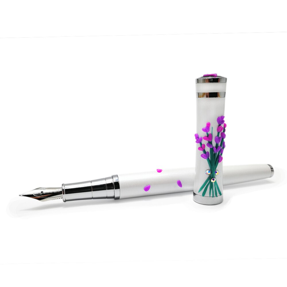 Stilou Roxi Lavender Alb Giftpack inclus