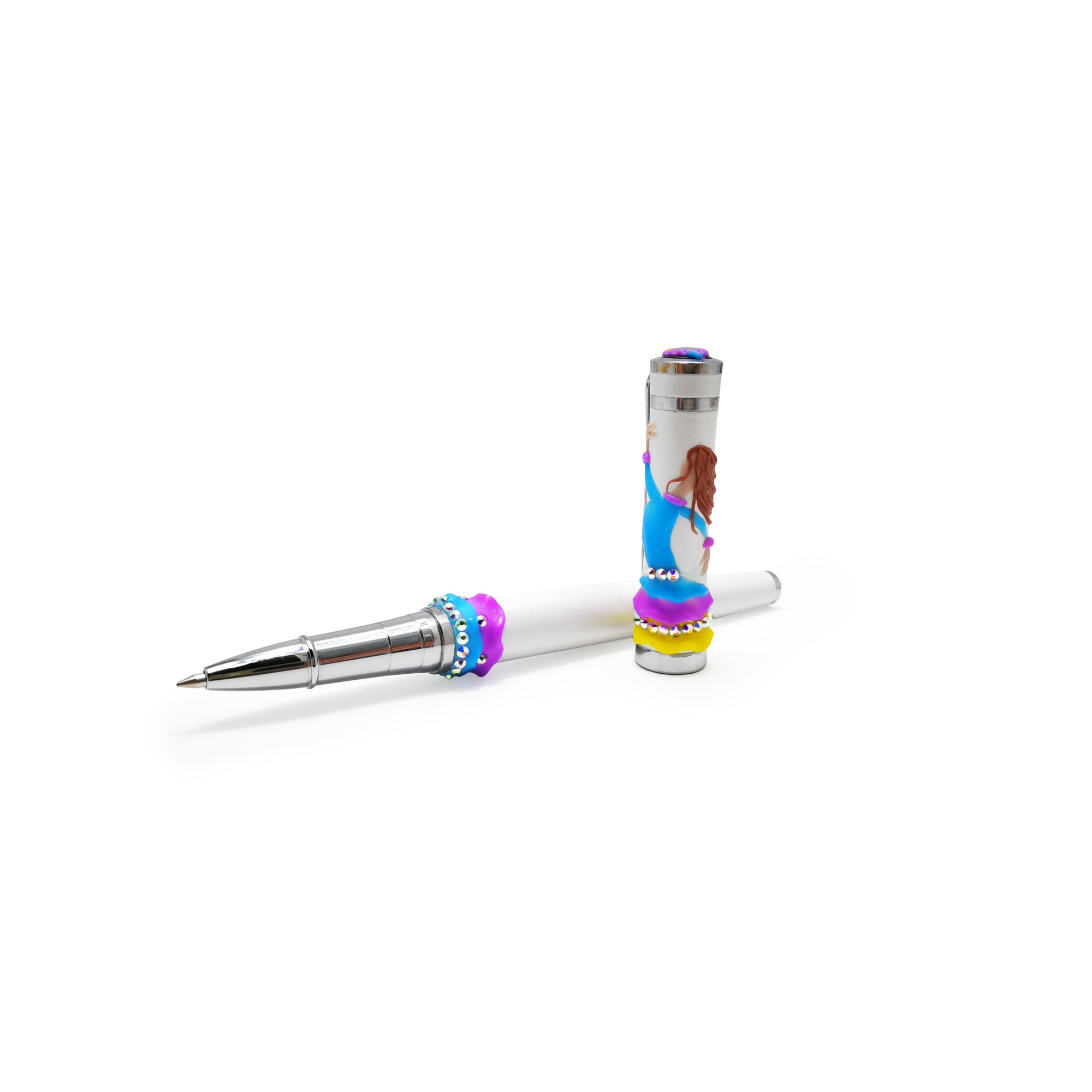 Stilou Roxi Gipsy Girl Alb Giftpack inclus