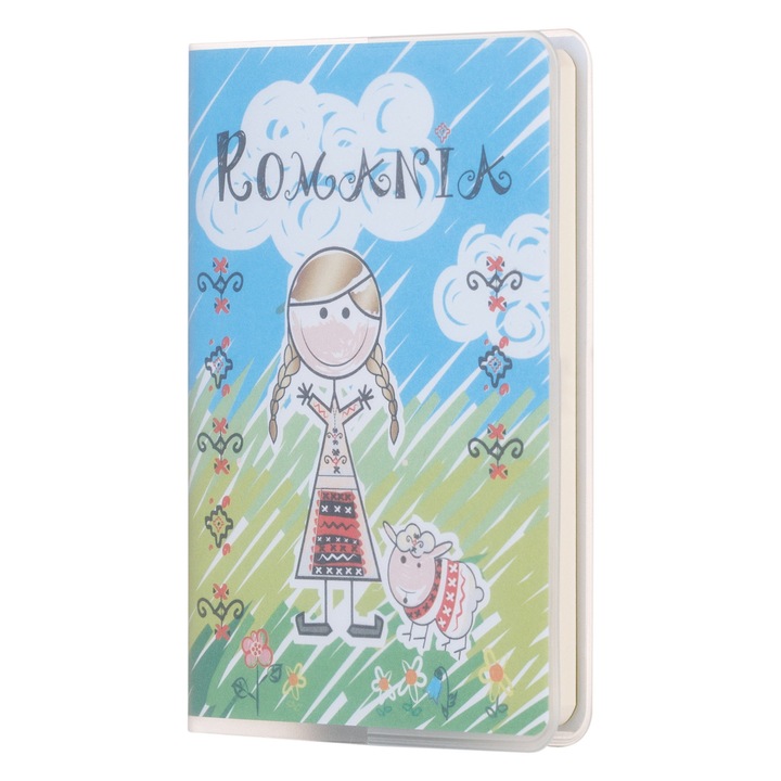 Agenda de buzunar nedatata, Magnetella, foi albe - veline, 7 x 10,3 cm, 60 file, Port popular