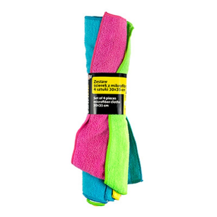 Laveta microfibra set de 4 bucati