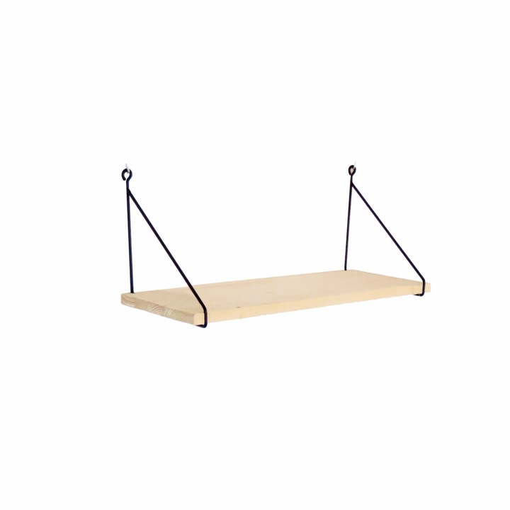 Etajera TIKI 510 natur / negru
