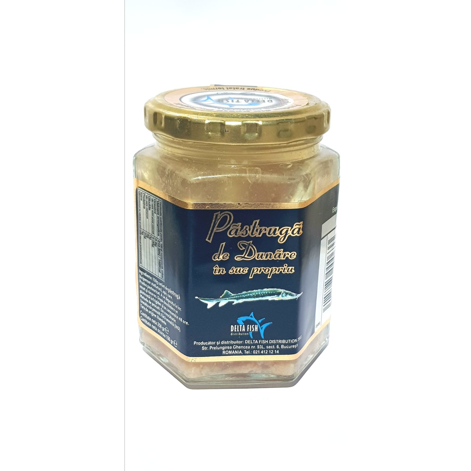Conserva de Pastruga de Dunare, Delta Fish, 250gr