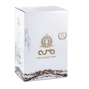Bax 6 bucati apa natural alcalina, Aur'a, Aura plata, ph 8.25, 0.75 L Bax 6 bucati apa natural alcalina, Aur'a, Aura plata, ph 8.25, 0.75 L