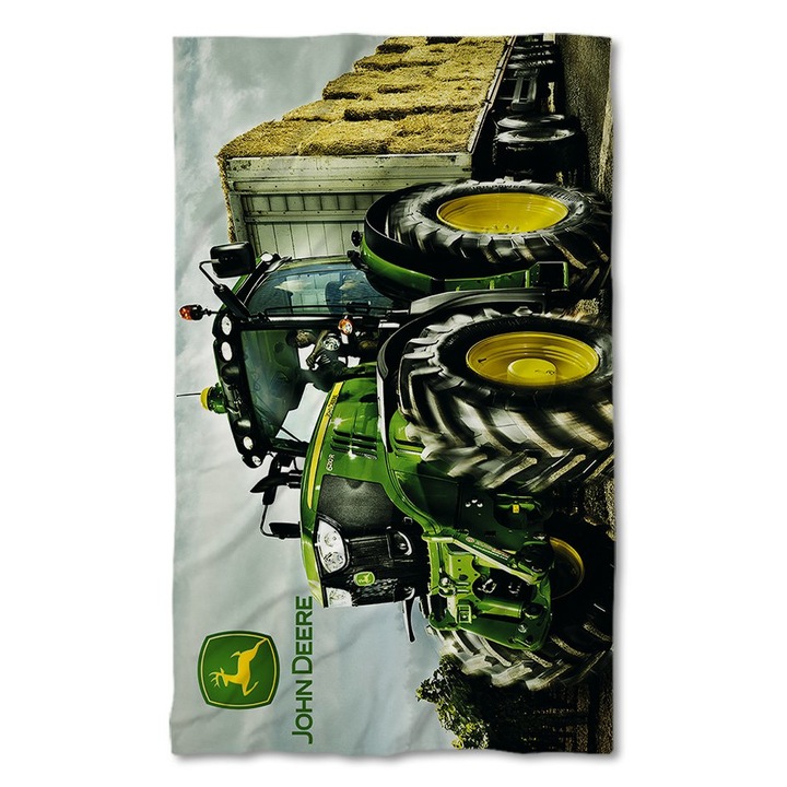 Плажна кърпа 3 Digital Limited с дигитален печат, Джон Диър, John Deer 140x70cm