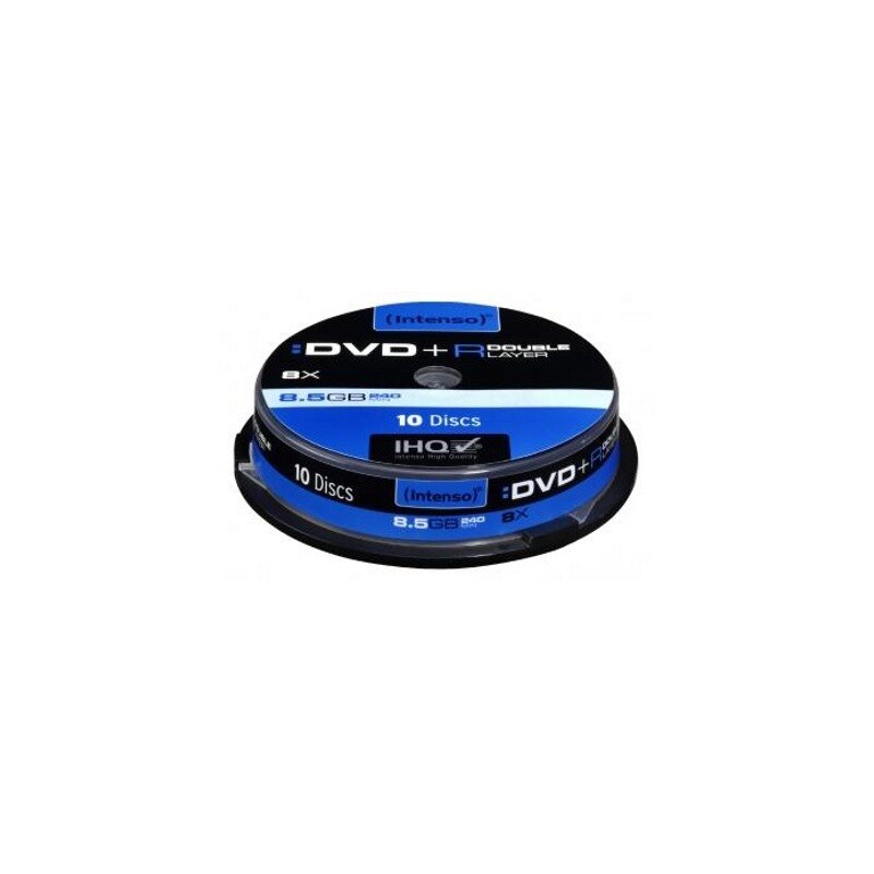 Mediu stocare Intenso DVD+R 8.5GB 8x Dual Layer cake box 10 buc