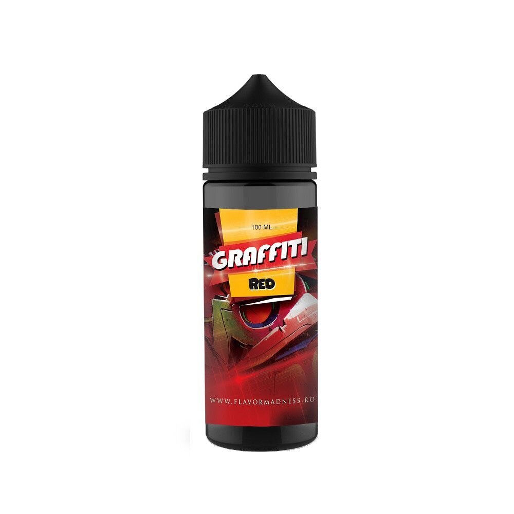 Lichid Flavor Madness - Graffiti Red ,100ml ,0mg/ml