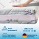 Saltea de pat Ortopedica, Ortopedicus®, Memory HD Lavanda Wellness, 200x80x23 cm, Fara Arcuri, Spuma cu Memorie, 15+7+1