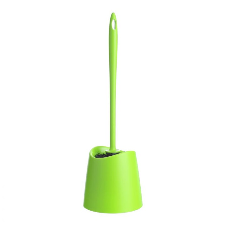 Тоалетна пластмасова WC Четка plasticos, цвят лайм