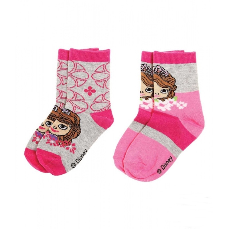 Set de 2 perechi de sosete Disney Sofia