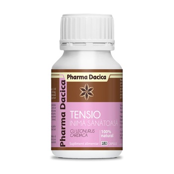 Capsule Tensio, Sistem Cardiovascular, Tensiune, 180 capsule Capsule Tensio, Sistem Cardiovascular, Tensiune, 180 capsule