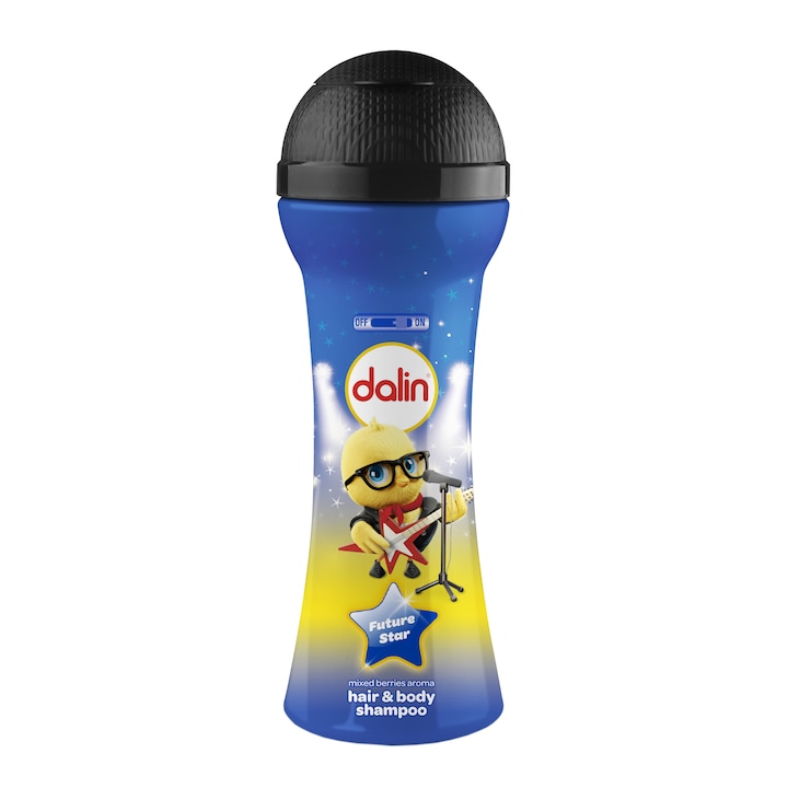 Sampon Dalin pentru par si corp, Fructe de padure, 300 ml