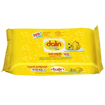Servetele umede Dalin, Soft&Clean, 120 buc Servetele umede Dalin, Soft&Clean, 120 buc
