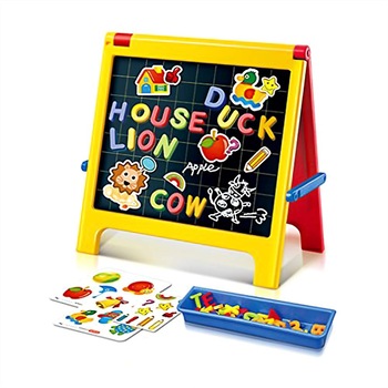 Mini Tabla Magnetica de Scris, FIRST CLASSROOM, cu 2 Fete, Alfabet Magnetic, Marker, 2 Crete, Burete, 3 ani+, Multicolor Mini Tabla Magnetica de Scris, FIRST CLASSROOM, cu 2 Fete, Alfabet Magnetic, Marker, 2 Crete, Burete, 3 ani+, Multicolor