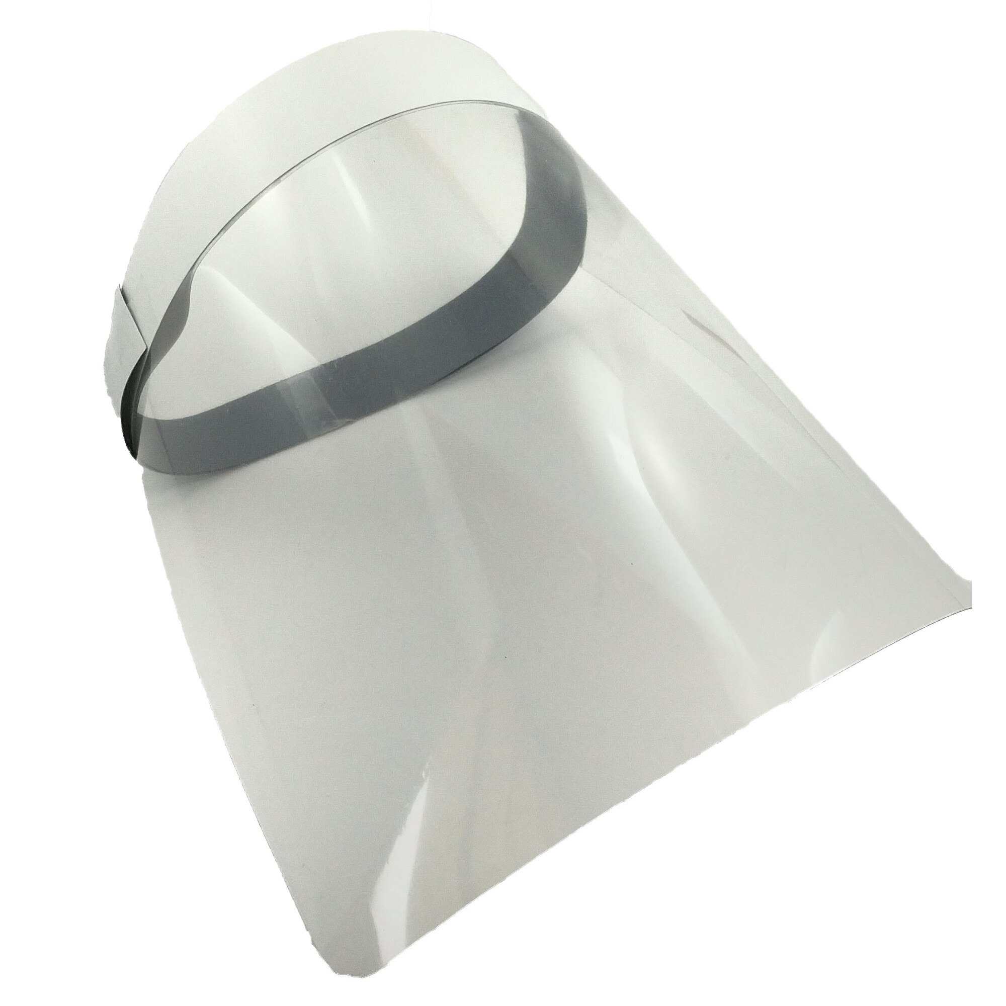 Viziera protectie fata PVC transparent, cu prindere reglabila