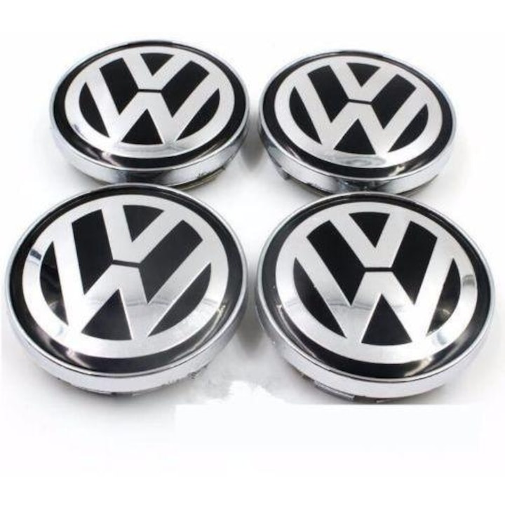 Set 4 capacele roti 60mm Volkswagen Passat/Golf/CC, pentru jante aliaj