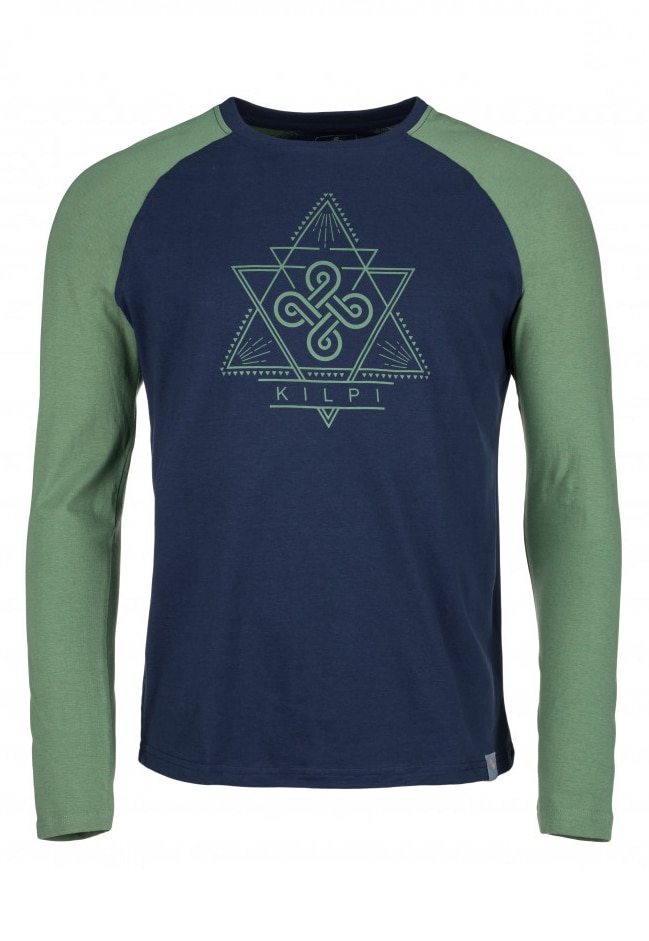 Tricou Kilpi Piqar, Verde/Albastru