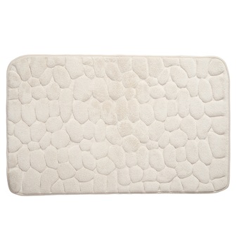 Covoras baie 3D, 50x80 cm, bej, TEX Home Covoras baie 3D, 50x80 cm, bej, TEX Home