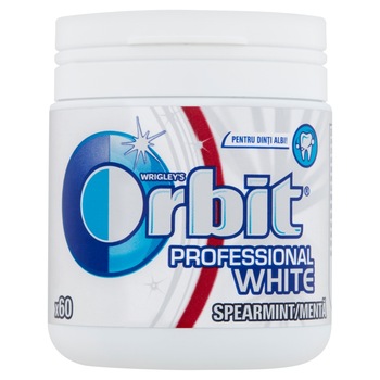 Guma de mestecat 60 buc Orbit Professional White Spearmint, 84g